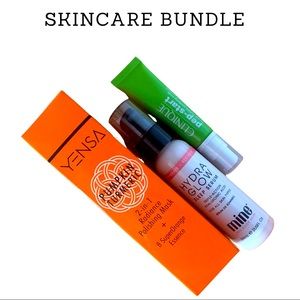 Skincare bundle (mask, face wash, serum)